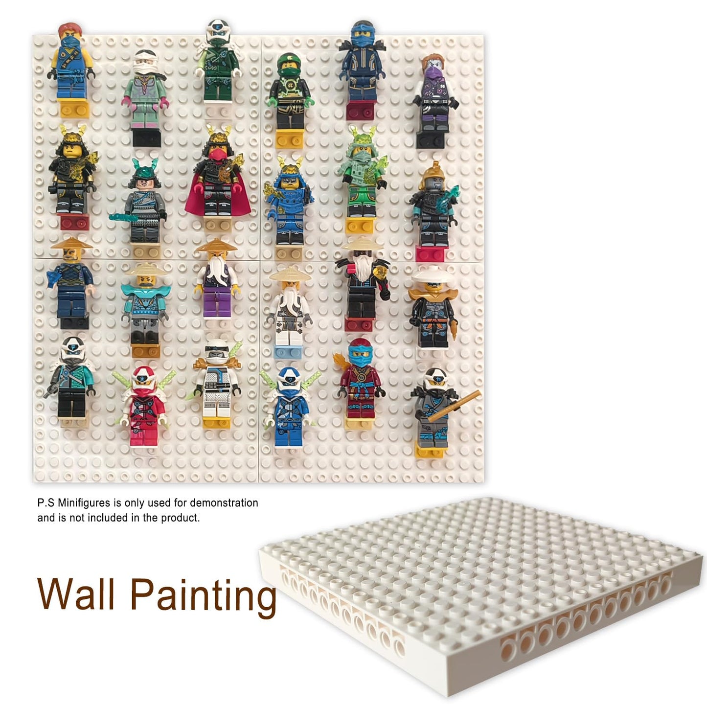 4Pcs Base Plates Multipack Classic Baseplate Building Plates For Building Bricks 65803 Freely Put Together Variousbackground Boa