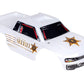 SummitLink Custom Body Compatible for 1/10 Scale RC Car or Truck (Truck not Included) (Police White)