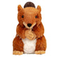 Weigedu Plush Squirrel Stuffed Animal, Huggable Furry Squirrel Toy For Kids Birthday Boys Girls Babies Bedtime Gift, 9.5'