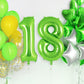 Green Number 1 Balloon 40 Inch, Big Large Foil Helium Number Balloons, Jumbo Giant Mylar Number 1 Balloons For 1 First Birthday