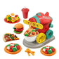 RUZARTH Play Dough Noodle Maker Machine Set for Kids 3+ | Color Clay Food Kit with Extruder, Molds & Tools | DIY Creative Kitche