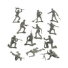 Fun Express Plastic Army Men Set of 144 - 2 Inch Green Action Toy Soldiers for Party Favors and Classic Play