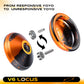 Magicyoyo V6 Locus Responsive Yoyo For Kids Beginner, Professional Metal Yoyo For Adults/Advanced, Dual Purpose Tricks Yo-Yo With Replacement Unresponsive Yoyo Bearing+12 Yo Yo Strings+Remover Kit+Bag