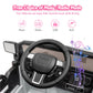 Joymor Ride On Truck With Remote Control, 4 Wheels 12V Battery Powered Kids Car, With Led Headlight/Horn Button/ Mp3 Player/Usb Port/Forward Backward/Kids Girl Boy (White)