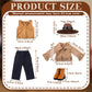 Bencailor Christmas 18 Inch Doll Clothes And Accessories Winter Doll Outfits Set Sweaters Trousers Hats Shoes For 18 Inch Doll G