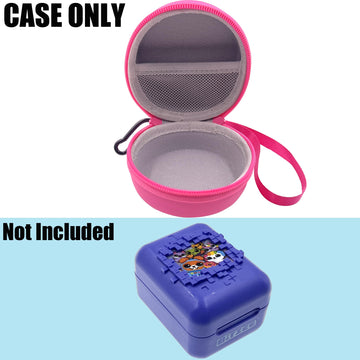 Leotube Hard Carrying Eva Case Compatible With Bitzee Digital Pet Interactive Virtual Toy, Storage Travel Holder For Bitzee Virtual Electronic Pets And Accessories (Case Only) (Pink)