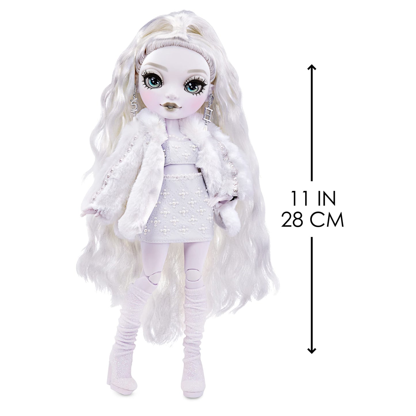 Rainbow High Natasha Zima Grayscale Fashion Doll With 2 Outfits & Accessories, Gift For Kids 6-12
