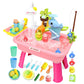 Abcaster 2025 Upgraded Water Table For Toddlers With Electric Water Pump,Mini Play Sink With Detachable Legs, Fishing Game, Kids