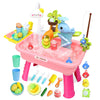 Abcaster 2025 Upgraded Water Table For Toddlers With Electric Water Pump,Mini Play Sink With Detachable Legs, Fishing Game, Kids