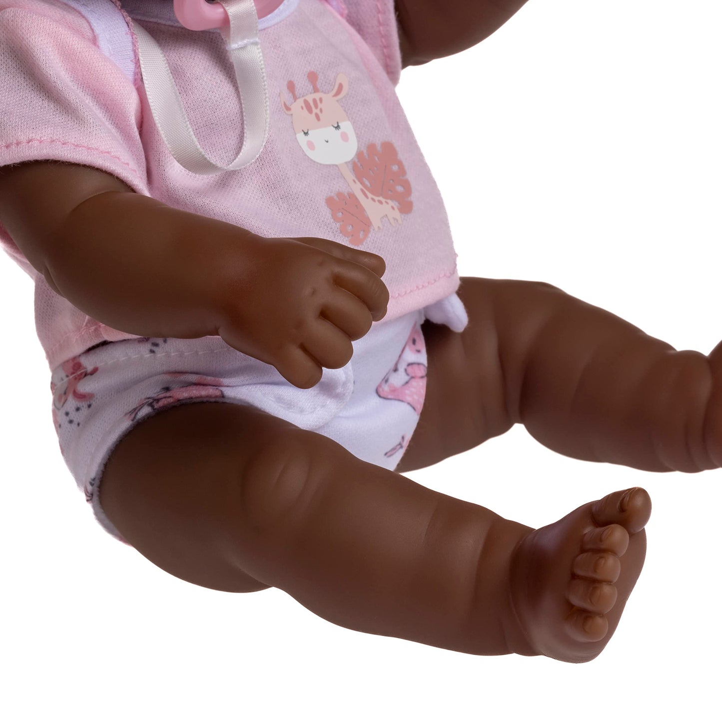 Jc Toys - La Newborn Nursery | 7 Piece Doll Gift Set | 12' Life-Like African American Doll With Accessories | Pink | Ages 2+ (18345)