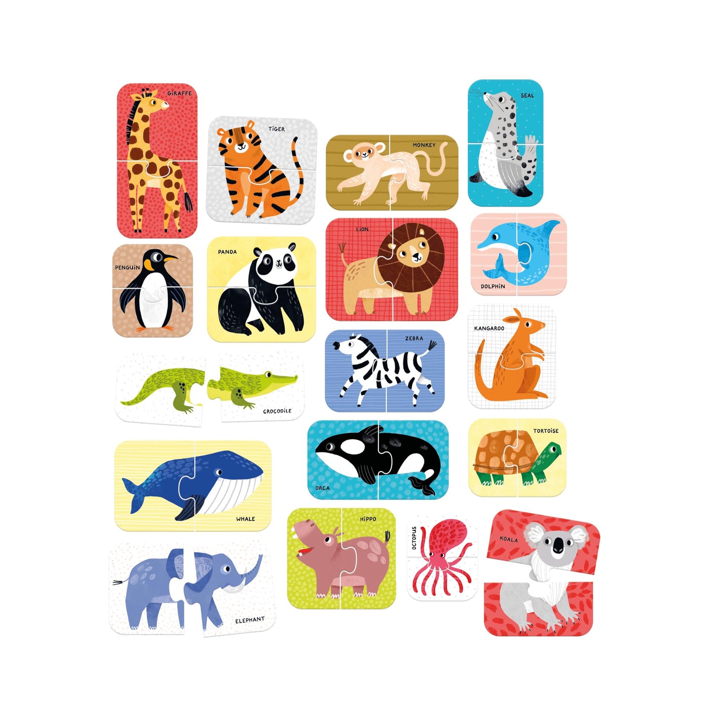 Puzzle Pairs Wild Animals 18m+ Toddler Puzzle