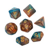 bnf 7 Pieces D4D20 Multi Sided Dices Bar Toys for Math Teaching Table Games Blue Aureate|Toys & Hobbies | Diecast & Toy Vehicle