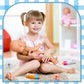 Seematn 7 Pcs Baby Doll Bottles Accessories Disappearing Doll Feeding Set Milk and Juice Bottles with Toy Pacifier Baby Bottle T