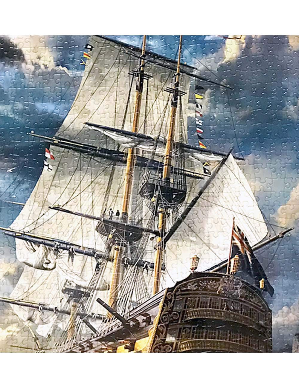 Dxles 1000 Piece Jigsaw Puzzle - The Great Voyage, Educational Toy for Adults & Kids, Durable Paperboard, Model W002