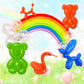 200 Pcs 260 Balloons Long Balloon White And Clear Balloons Twisting Animals Balloons For Balloon Arch Garland Birthday Wedding P