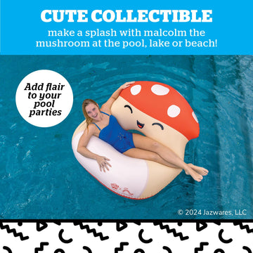 Bigmouth X Squishmallows Original Inflatable Pool Float, Swimming Tube For Adults And Kids, Pool Party Supplies & Water Toys - M