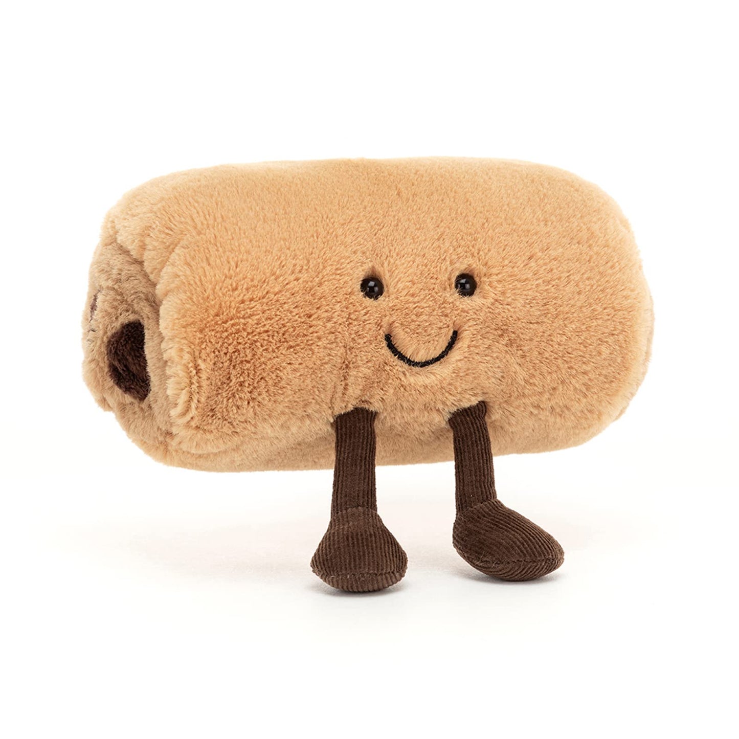Jellycat Amuseables Pain Au Chocolat Stuffed Toy, 6 Inches | Pastry Plush | Fun Gift Idea