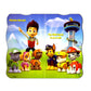 Paw Patrol Board Book Set - 4 Shaped Board Books For Toddlers Kids With Door Hanger (Super Set)