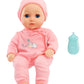 Baby Born My First Baby Annabell - Blue Eyes: Realistic Soft-Bodied Doll For Kids Ages 1 & Up, Eyes Open & Close, Doll With Bottle