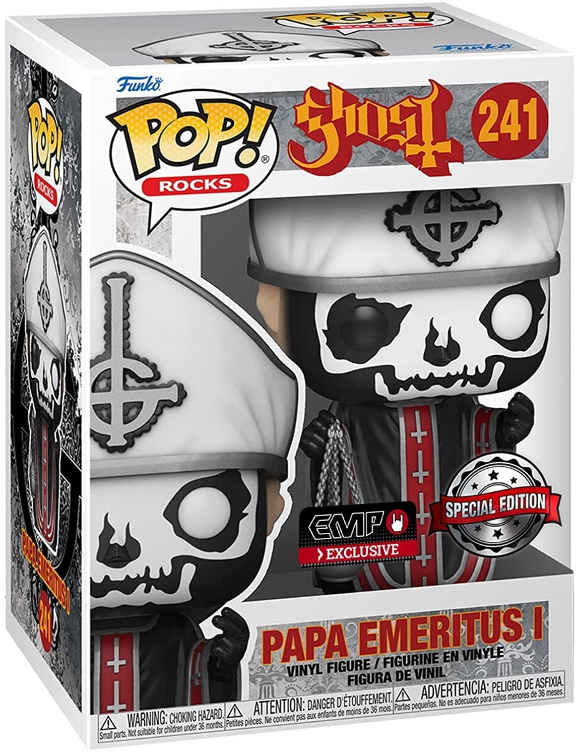 Funko Ghost Pop! Rocks Papa Emeritus I Vinyl Figure Hot Topic Exclusive Multi None