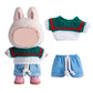 17cm Doll Clothes Set  enhanced Jeans & Knitted Sweater Outfit for 17cm 15cm Dolls  Cute Dress Up Fashion  No Doll Included (C  17cm/15cm)
