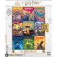 New York Puzzle Company 500 Piece Jigsaw Puzzle - Harry Potter Book Cover Collage by Mary GrandPré, Cardboard