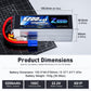 Zeee 6S 5200mAh Lipo Battery 22.2V 100C with EC5 Connector Soft Pack RC Battery for RC Car Truck Airplane Helicopter Quadcopter