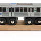 Muni Pals Munipals Chicago Transit Authority Wooden Railway Brown Line-Child Safe And Tested Wood Toy Train
