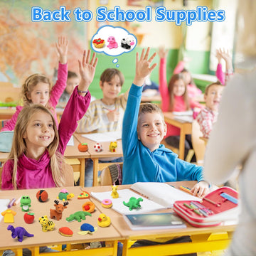 150 Pack Animal Erasers for Kids Bulk Pull Apart Erasers 3D Puzzle Erasers Treasure Box Toys for Classroom Rewards and Prizes Cl