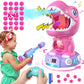 Eaglestone Remote Control Dinosaur Shooting Toys For Boys &Girls, Electronic Moveable Shoot Game With Spay, Auto Scoring, Light & Sounds,Party Favors, Carnival Games,Toys For Kids 3 4 5 6 7 8 Year Old