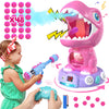 Eaglestone Remote Control Dinosaur Shooting Toys For Boys &Girls, Electronic Moveable Shoot Game With Spay, Auto Scoring, Light & Sounds,Party Favors, Carnival Games,Toys For Kids 3 4 5 6 7 8 Year Old