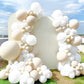 Voircoloria White Sand Balloons, 66Pack 12Inch Sand White Latex Party Balloons For Wedding, Bridal, Baby Shower, Birthday, Gradu