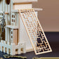 4Pcs Miniature Dollhouse Furniture, Chinese Style Wood Screen Model, Decorative Mini House Screen For Dollhouse Living Room, Ret