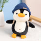 Fayuaku 9'' Penguin Stuffed Animals Plush Cow Doll Kids Boys Girls Animal (Blue Penguin)
