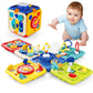 Busy Board For 1+ Year Old Girl & Boy Gifts, Montessori Toys For 1 2 3 4 Year Old Toddler, 6-In-1 Educational Early Development