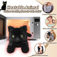 Cuckool Microwavable Black Cat Stuffed Animal - Lavender Scented Heating Pad for Stress Relief, Model LT-Black Cat -2