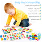 Wooden Puzzles for Toddlers  Kesletney Wooden Alphabet Number Shape Learning Puzzles for Kids  3 in 1 Montessori Preschool Educational Toys for Boys Girls Ages 3 4 5 Years Old