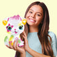Canal Toys Airbrush Plush Neon Puppy - Customizable Spray Art with Markers & Stencils, Ages 6+, Model 228412, Polyester