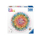Ravensburger Circle Of Colors: Donuts 500 Piece Round Jigsaw Puzzle For Adults | Unique, Vibrant, And Glare-Free | Perfect Interlocking Fit | Ideal For Ages 12 And Up | Model 17346