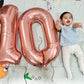 10 Balloon Number, Rose Gold Number 10Th Birthday Balloons 40 Inch, 10 Years Old Rose Gold Birthday Decorations For Boys Girls,