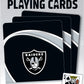 Masterpieces - Nfl Playing Cards, Officially Licensed Las Vegas Raiders Football Deck, Family Games For Adults And Kids, Standard Index