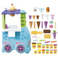 Play-Doh Kitchen Creations Ultimate Ice Cream Truck Toy Playset, Food Truck Toys for Kids, 27 Accessories, 12 Cans, Preschool To