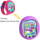 Leotube Silicone Shell Cover Compatible With Tamagotchi Uni, Silicone Protective Sleeve Case For Tamagotchi Uni Protector Skin With Lanyard (Purple)