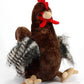 The Petting Zoo Chicken Stuffed Animal Plush Toy, 12in Brown Plushie, Model 421304, Perfect Gift for Kids
