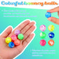 Sumind 100 Pcs Small Bouncy Balls In Bulk Rubber High Bouncing Balls Mini Bouncy Balls For Birthday Party Favors Gift Game Prize
