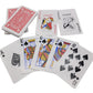 Zugar Land Economy Playing Cards 4 Decks (2 Red And 2 Blue Decks) 2.3/8 Inches By 3.3/8 Inches (55Mm X 86Mm) Plastic Coated. Great For Poker, Blackjack, Bridge And More. (4 Decks)