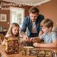 CUTEBEE Book Nook Kit  DIY Miniature House Kits for mature-themed and Teens  Dollhouse Mini Booknook Music House Bookshelf  DIY Craft Gifts for Family and Friends(Memories Music Bookshop)
