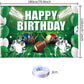 Football Birthday Party Decoration Football Happy Birthday Backdrop Photo Background Banner Poster For Football Party Decoration