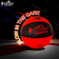 HITEGY Rechargeable Glow in The Dark Basketball - USB Charging, Water-Resistant, Size 7, Impact Activated, Includes Pump & Charg