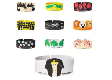 Rite Lite Passover Plagues Foam Headbands 10 Pack | Pesach Seder Gifts Jewish Holiday Party Favors Decor Educational Playful Lea
